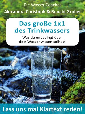 cover image of Das große 1x1 des Trinkwassers